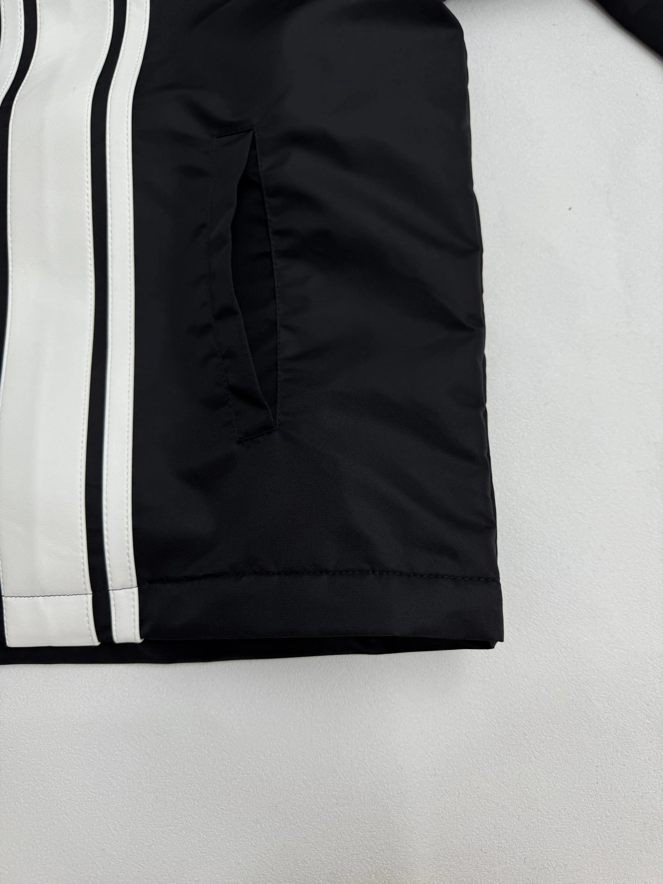 P730 Chrome Hearts Chrome Hearts embroidered leather and velvet jacket S/M/L/XL